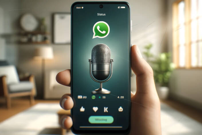 Voice Note Menjadi Status WA