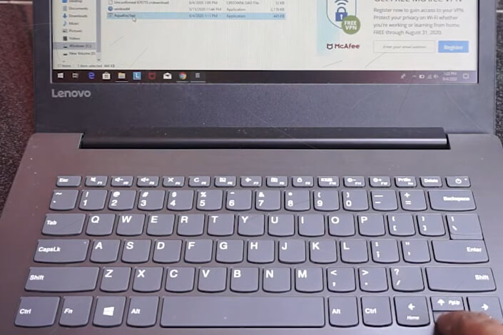 keyboard laptop mencet sendiri