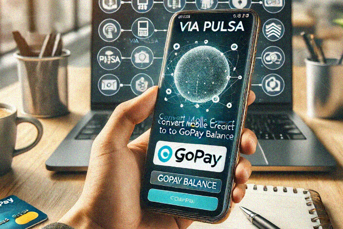 mengubah pulsa menjadi saldo gopay