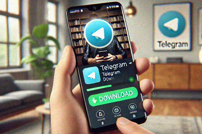 video di telegram ke galeri